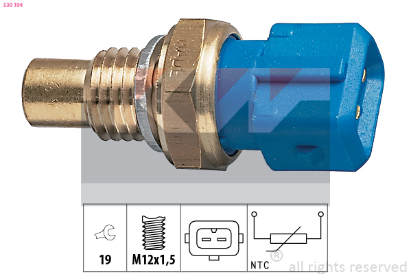 Senzor,temperatura lichid de racire 530 194 KW